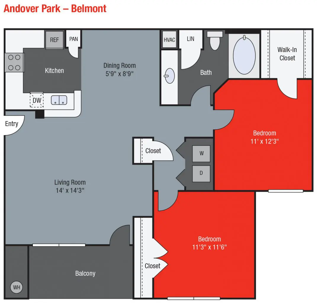 Apartments For Rent TGM Andover Park - Belmont