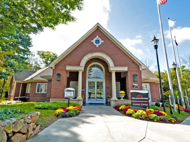 TGM Andover Park ApartaThis image showcase the gateway of Andover Park Apartment in South Lawrence, MA.ments Front view